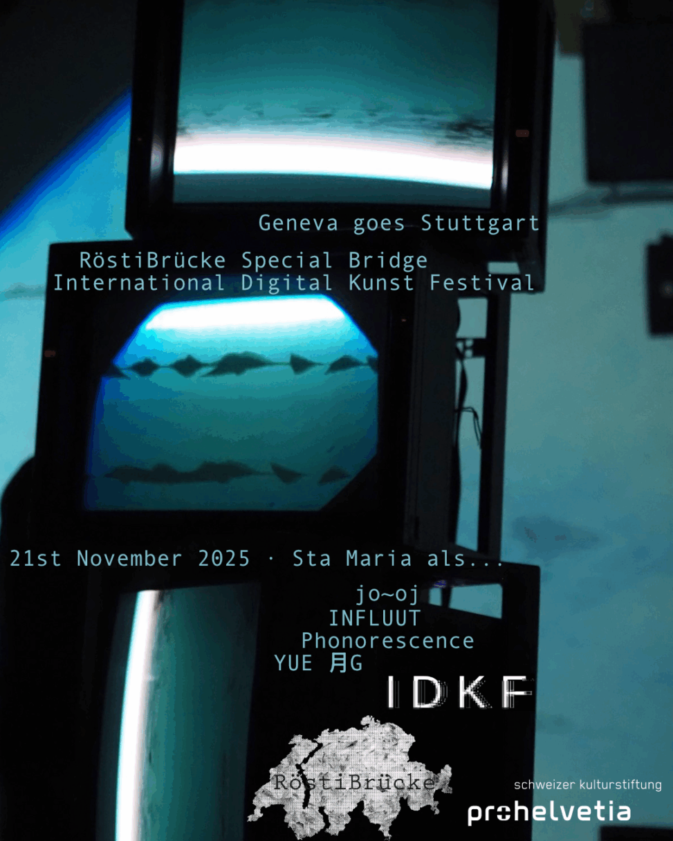 RöstiBrücke special bridge to IDKF International Digital Kunst Festival